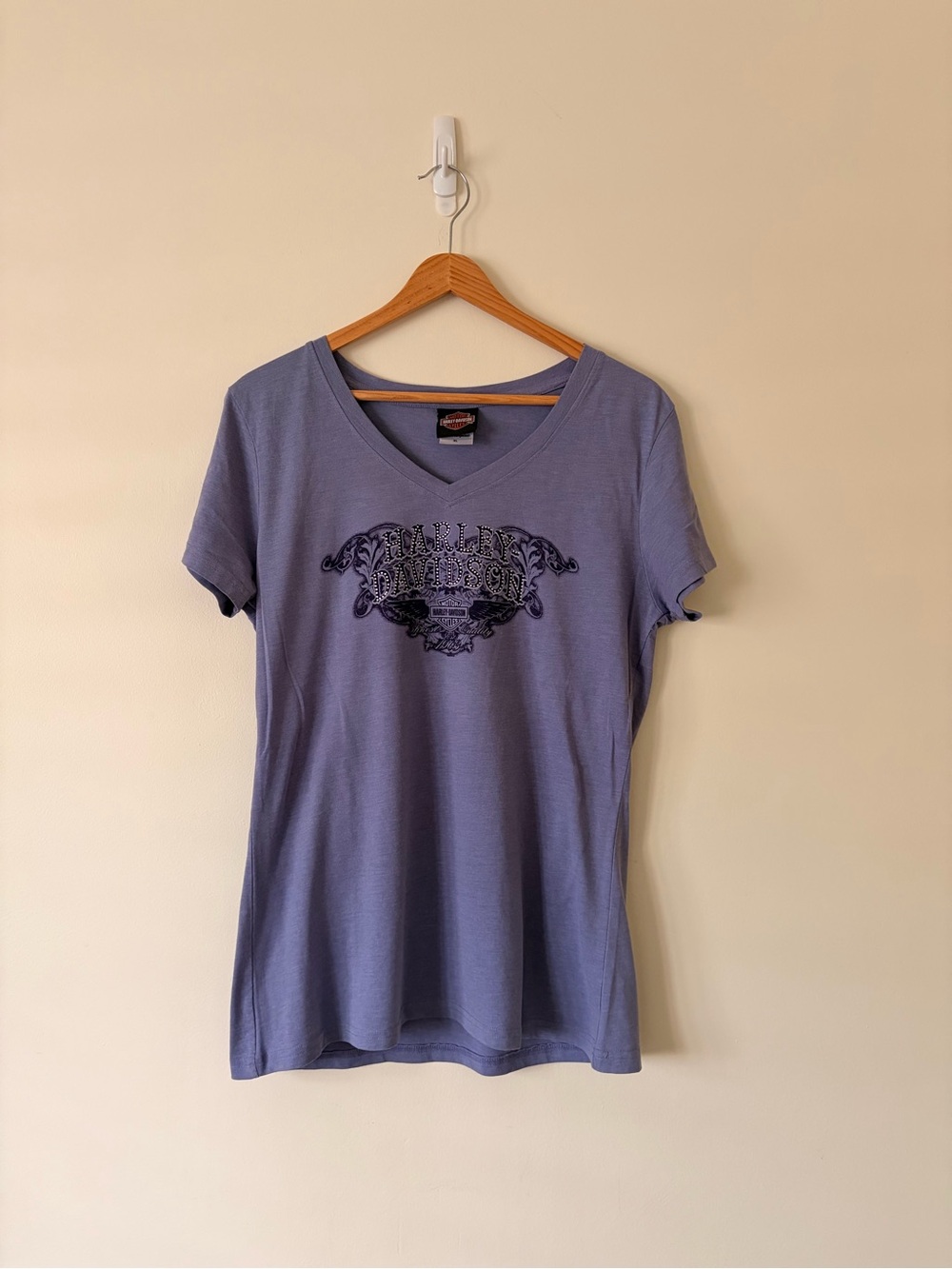 Harley-Davidson Bedazzled Lavender Alaska Tee